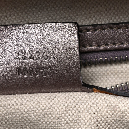 Gucci Metallic Guccissima Medium GG Twins Hobo Mauve 7 of 11
