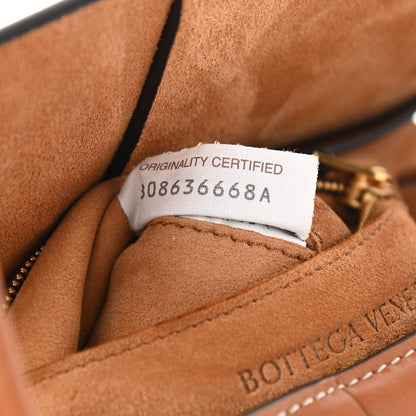 Bottega Veneta French Calfskin Maxi Intrecciato Mini Arco Wood 10 of 11