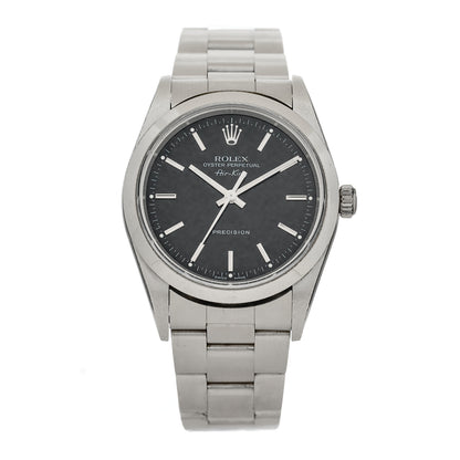 Rolex Stainless Steel 34mm Air-King Oyster Perpetual Precision Watch Black 14000 1 of 5