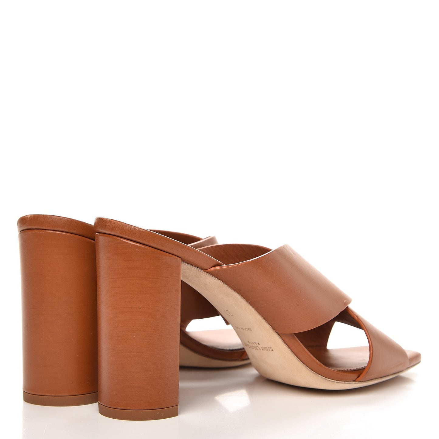 Calfskin LouLou Mules 37 Dune