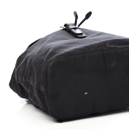 Prada Tessuto Nylon Vela Chain Backpack Black 5 of 9
