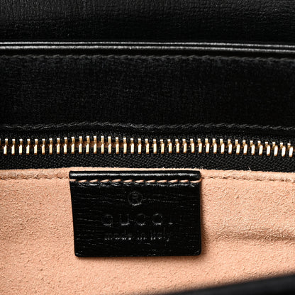 Gucci Azalea Calfskin Horsebit 1955 Shoulder Bag Black 6 of 10