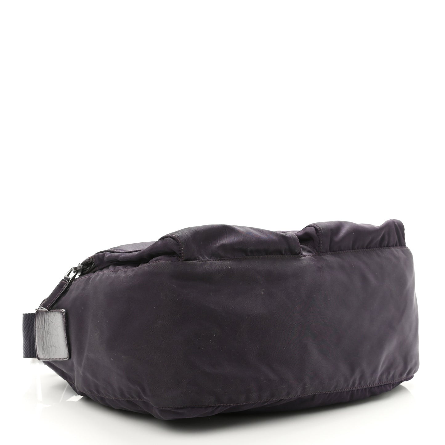Tessuto Nylon Saffiano Messenger Bag Purple