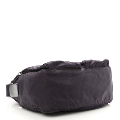 Prada Tessuto Nylon Saffiano Messenger Bag Purple 4 of 10