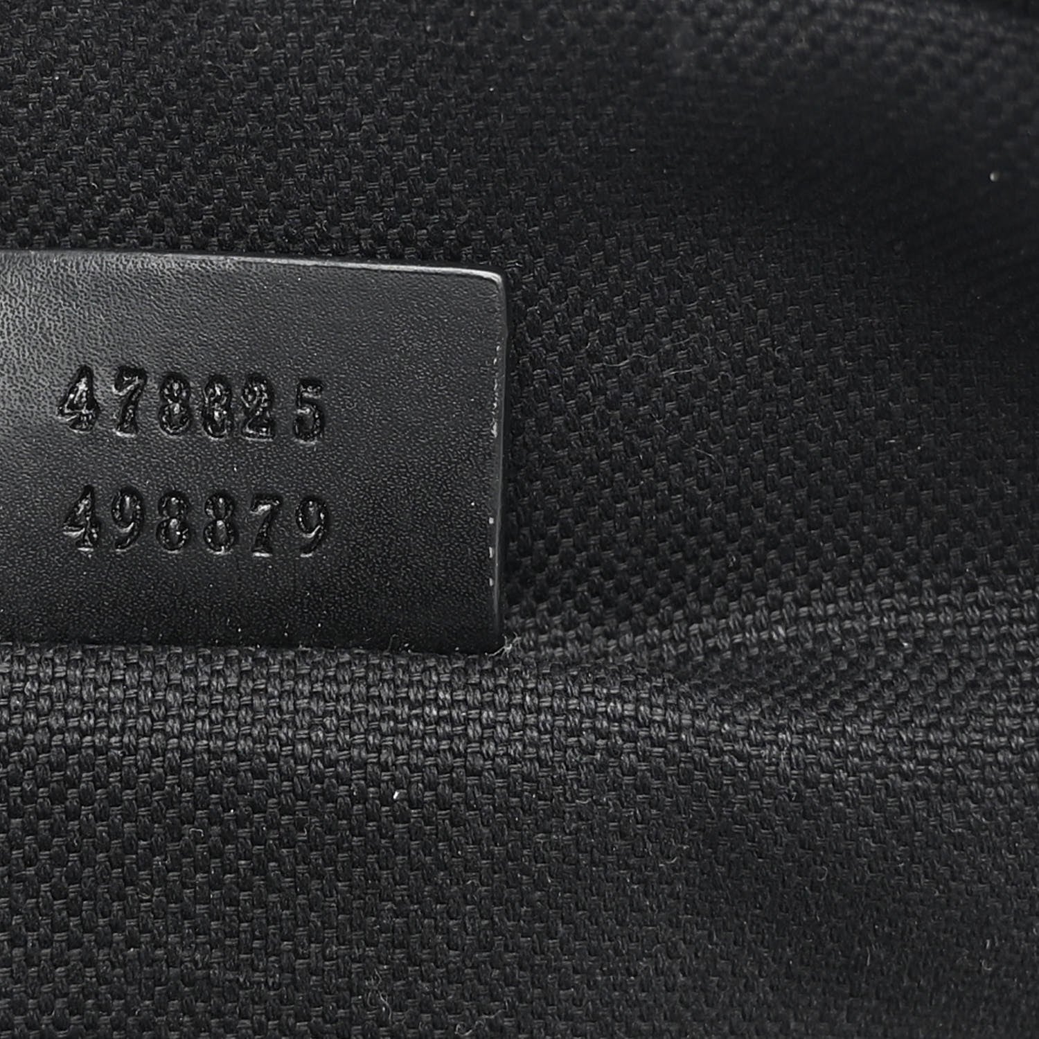 Gucci GG Supreme Monogram Web Belt Bag Black Grey 7 of 10