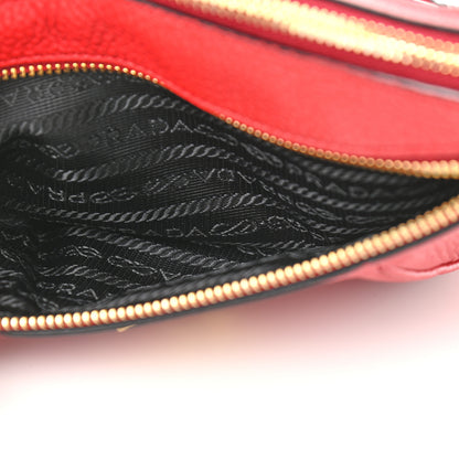 Prada Vitello Daino Small Belt Bag Rosso 5 of 11