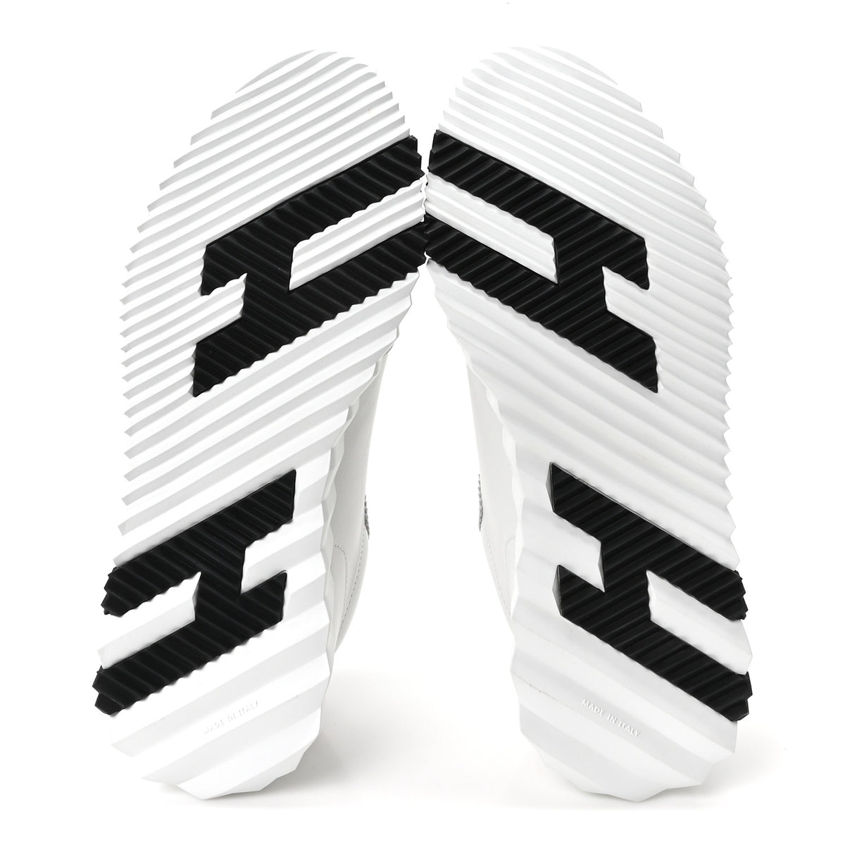 Sport Goatskin Suede Goatskin Bouncing Sneakers 38.5 White Black