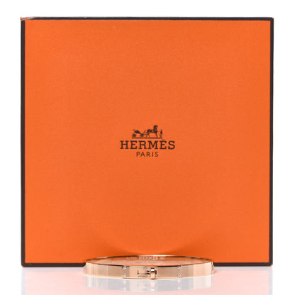 Hermes 18K Rose Gold Diamond PM Kelly Bracelet SH 5 of 5