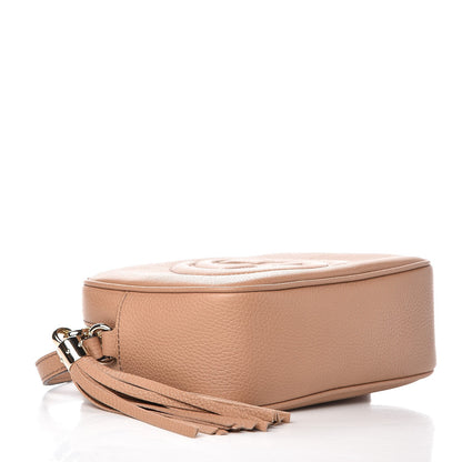 Gucci Pebbled Calfskin Small Soho Disco Bag Camelia 4 of 8