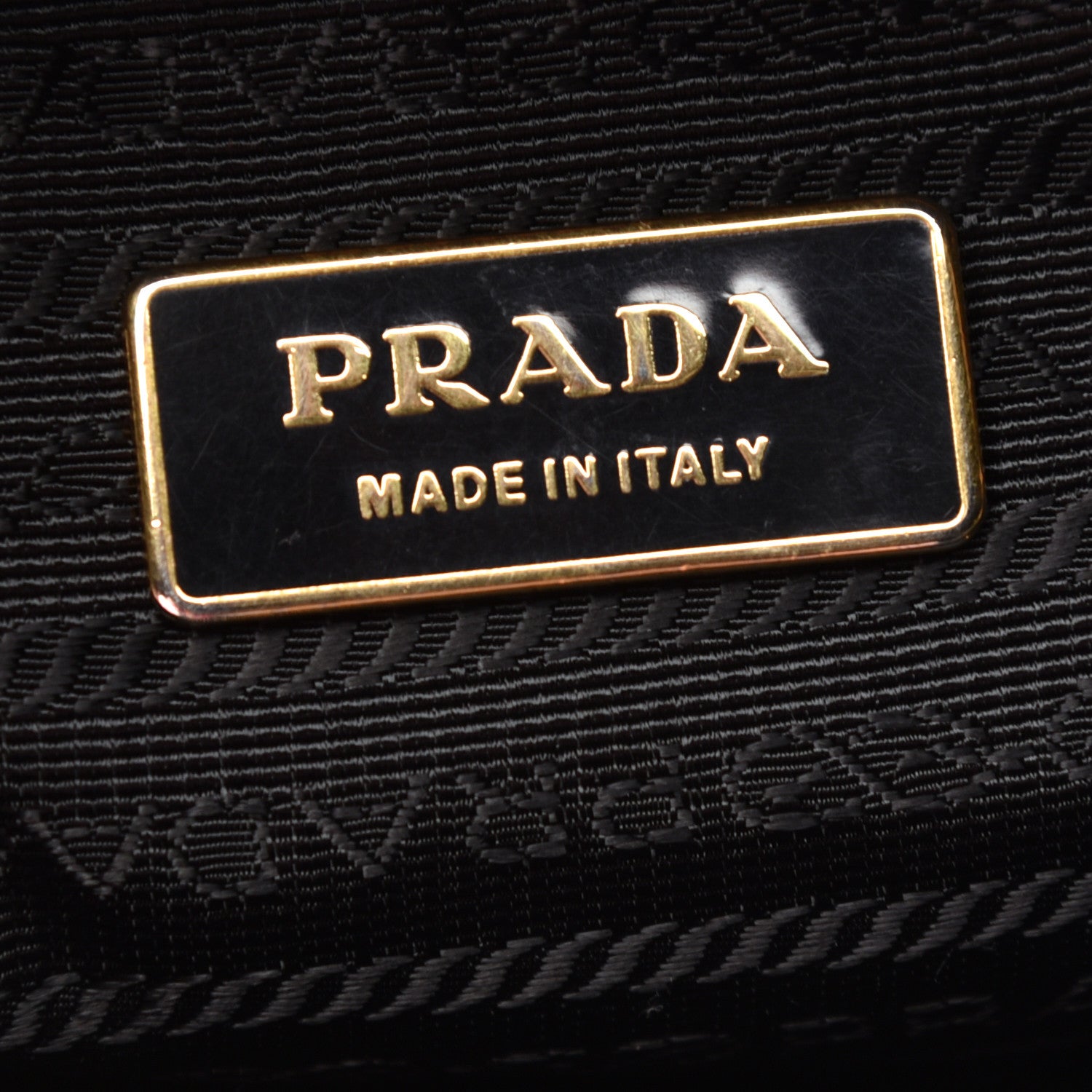 Prada Nylon Chevron Quilted Dome Satchel Black 4 of 8