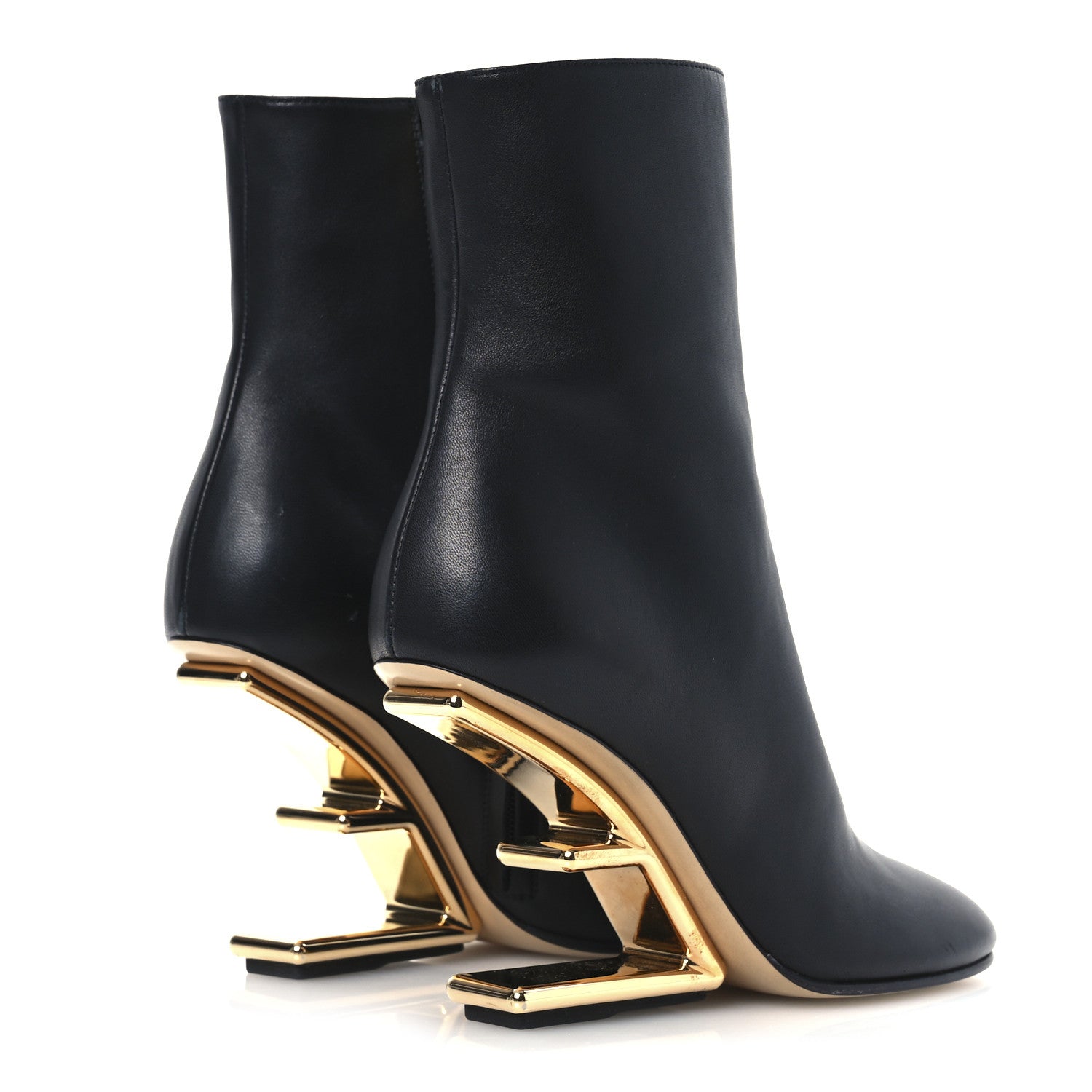 Fendi Nappa Fendi First 95mm Ankle Boots 36 Black 5 of 11