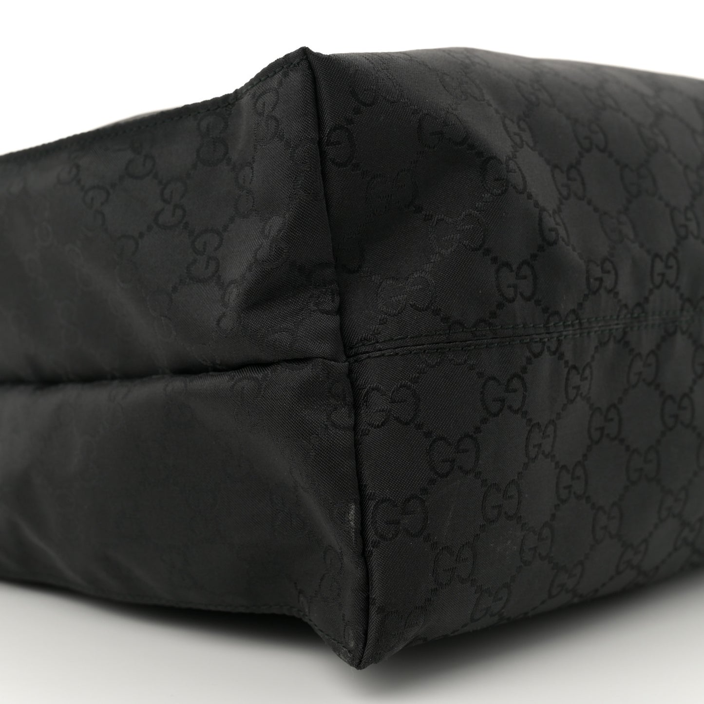 Nylon Monogram Vertical Tote Black