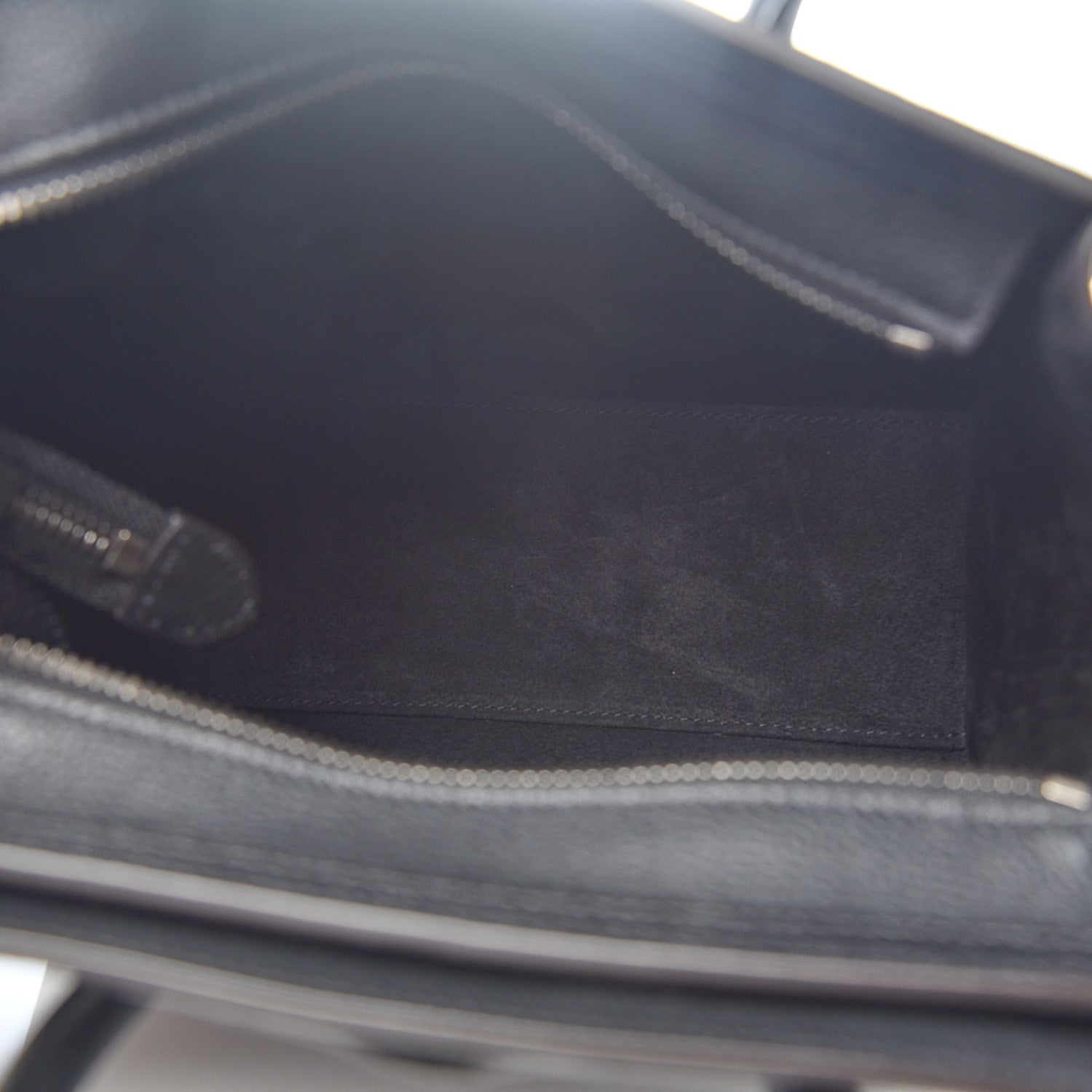Celine Drummed Calfskin Nano Luggage Black 4 of 8