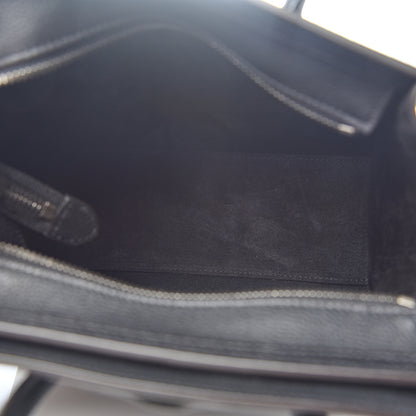 Celine Drummed Calfskin Nano Luggage Black 4 of 8