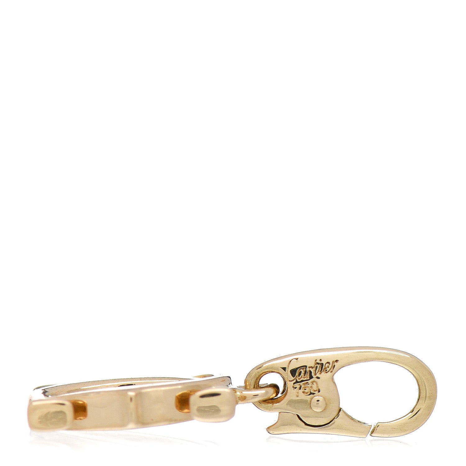 Cartier 18K Yellow Gold Logo Charm 3 of 3