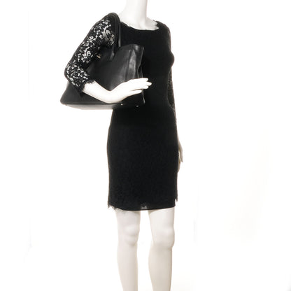Chanel Calfskin Cerf Shopper Tote Black 2 of 8