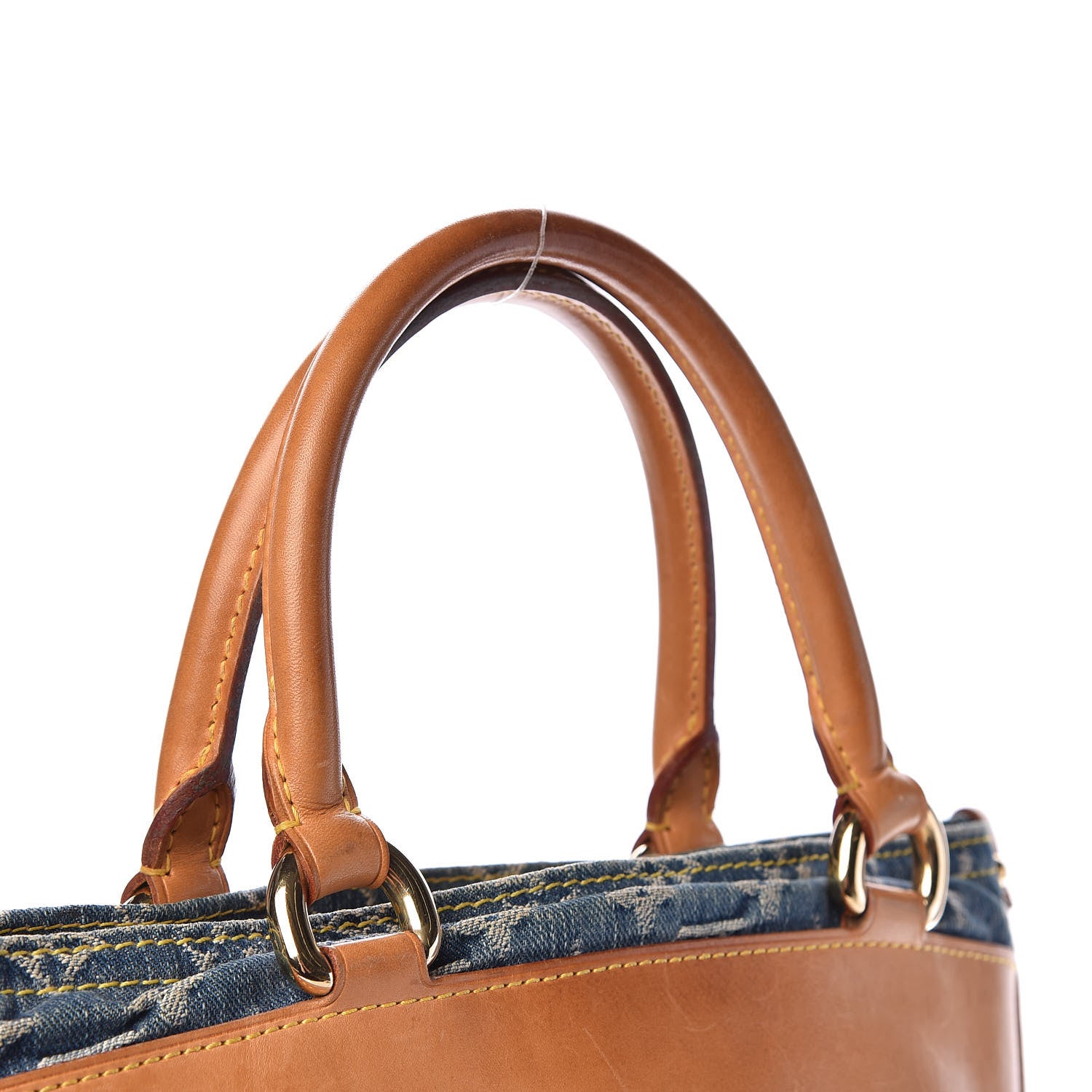 Louis Vuitton Monogram Denim Sac Plat Blue 11 of 13