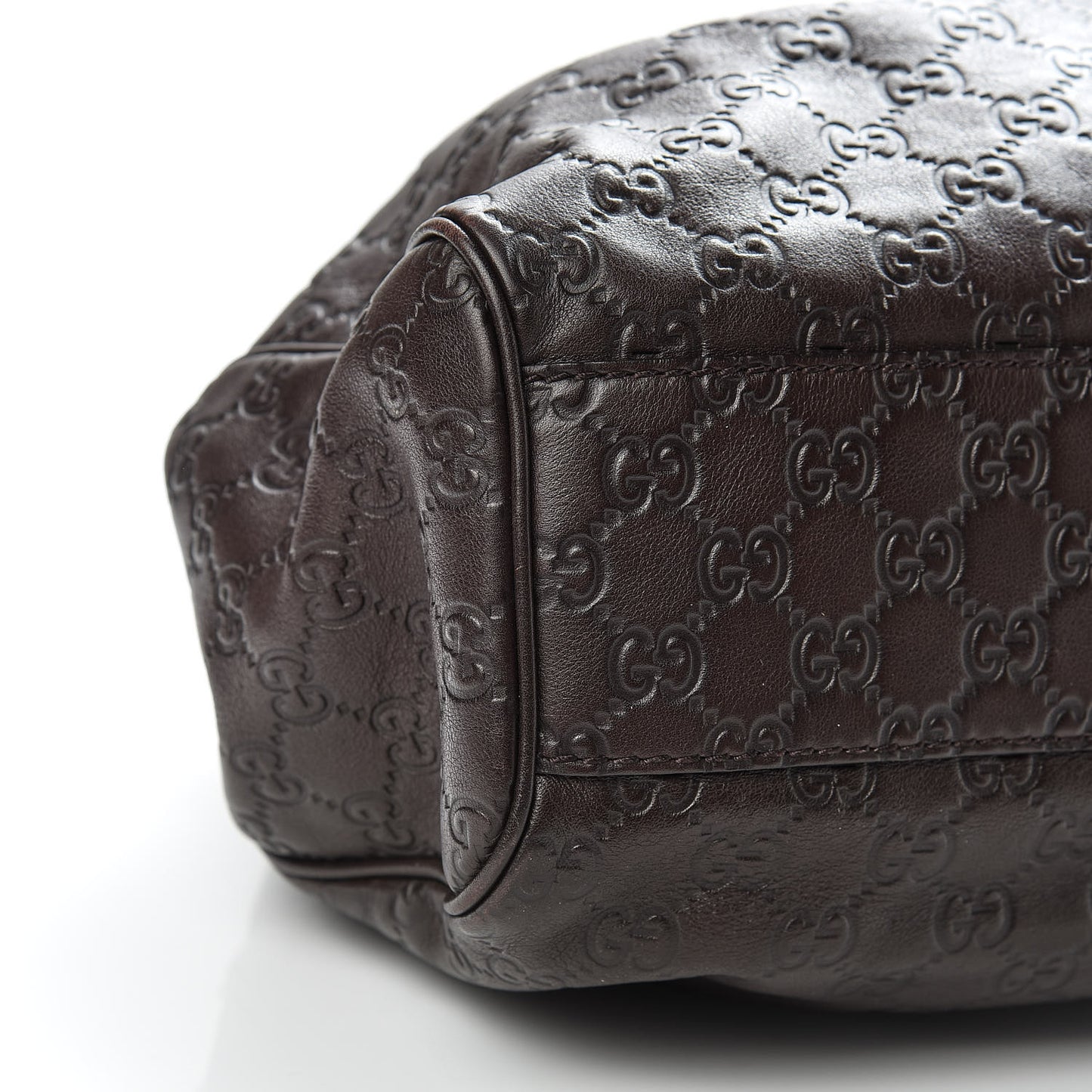 Guccissima Medium Sukey Tote Chocolate