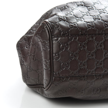Gucci Guccissima Medium Sukey Tote Chocolate 9 of 11