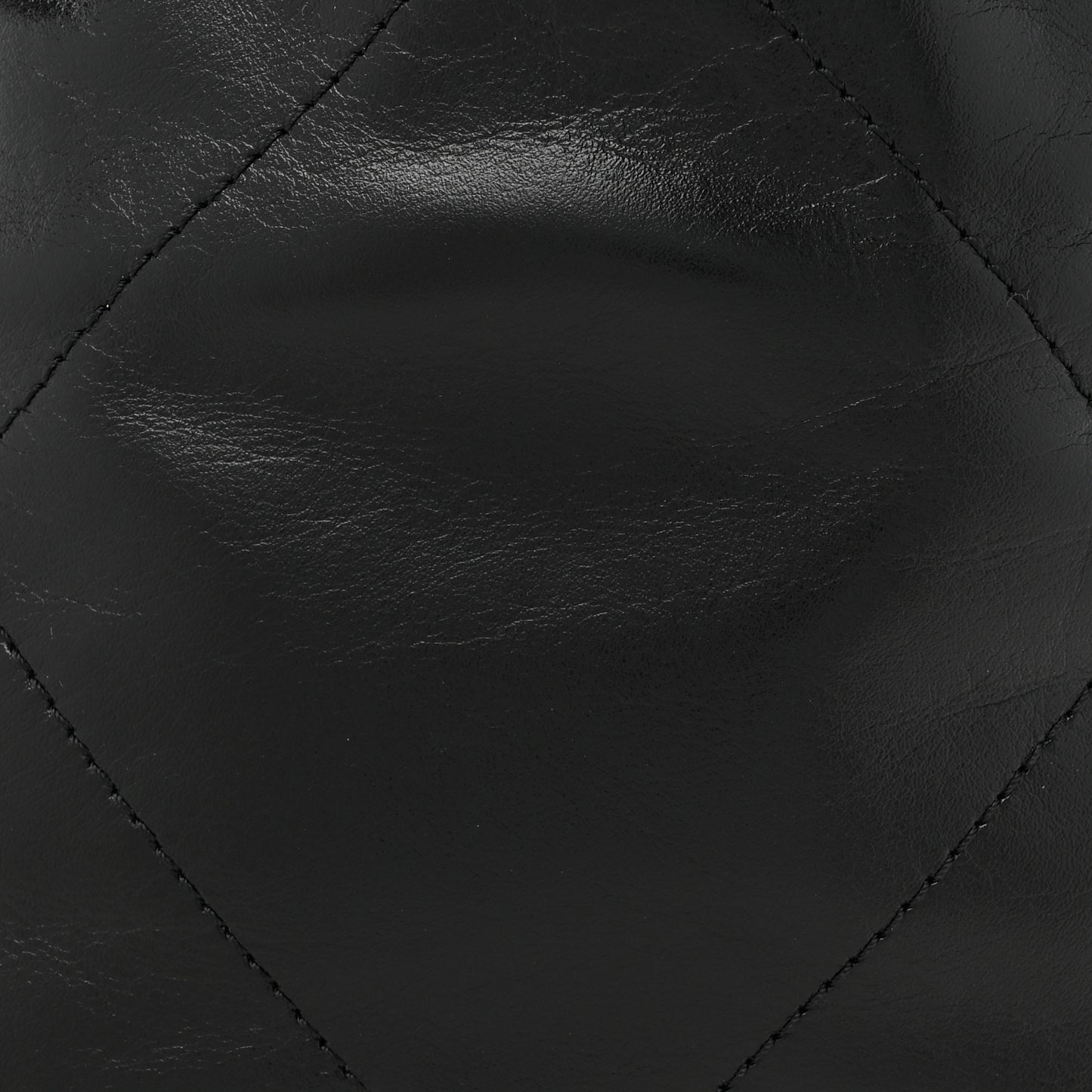 Shiny Calfskin Quilted Mini Chanel 22 Black