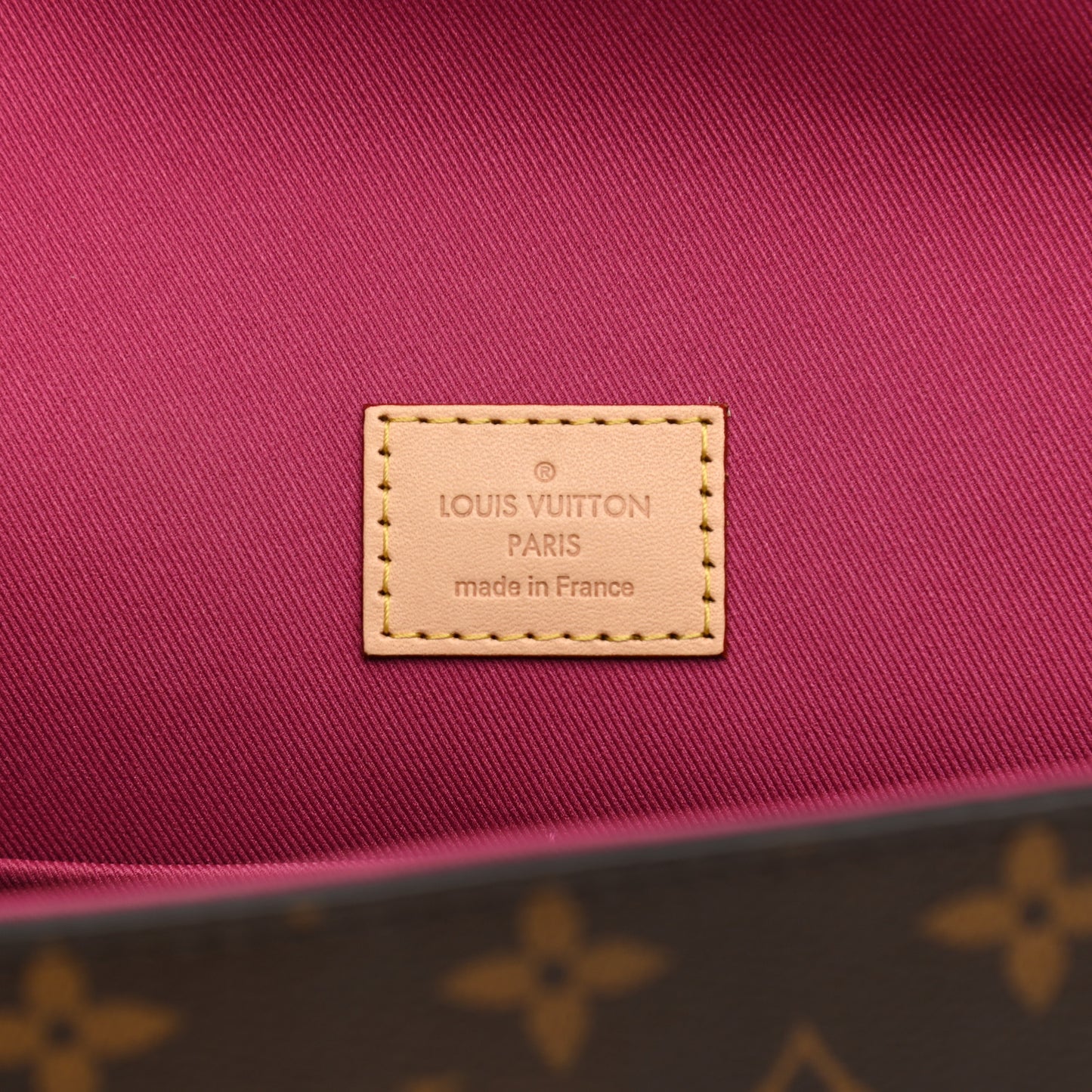 Monogram Cluny BB Bordeaux Fuchsia