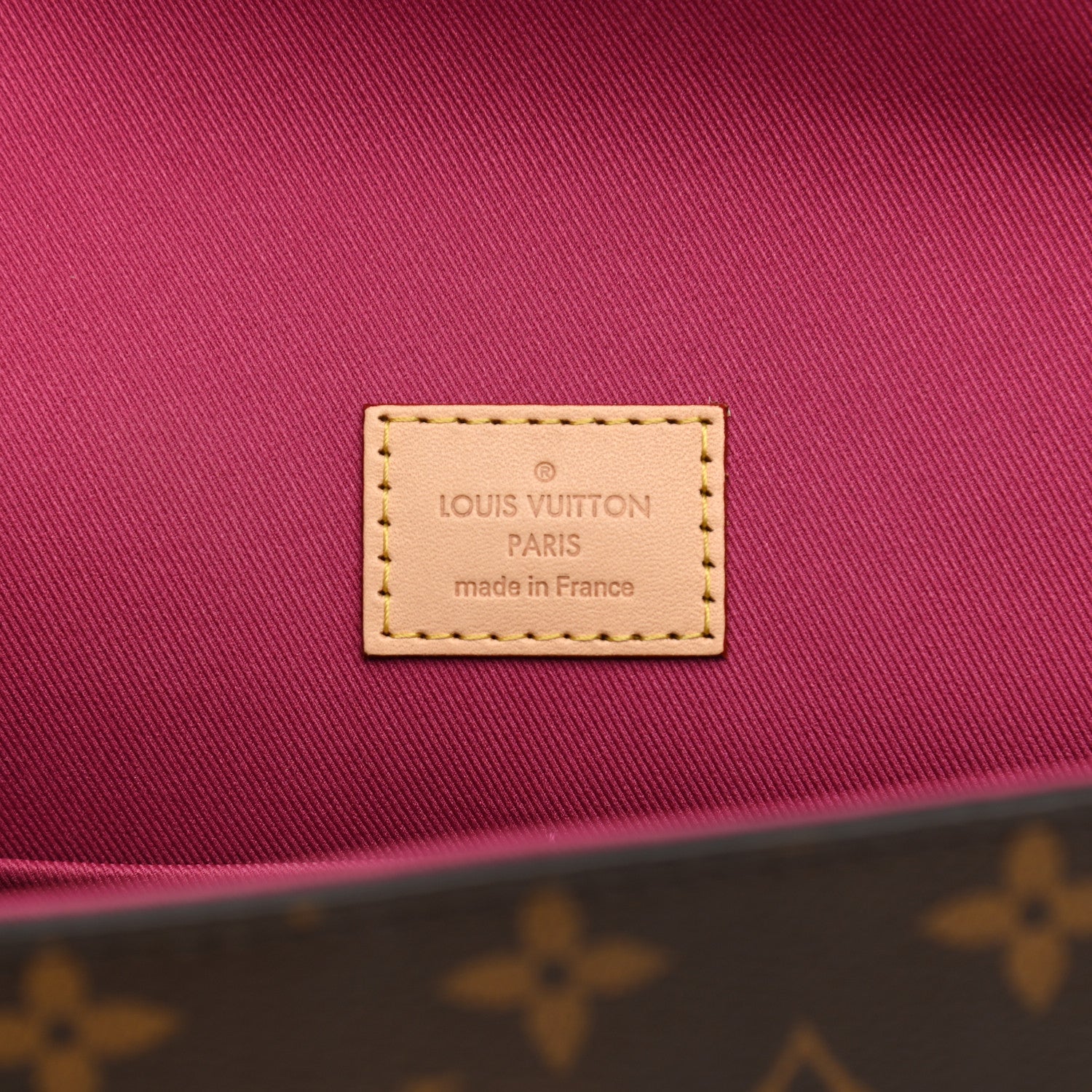 Louis Vuitton Monogram Cluny BB Bordeaux Fuchsia 5 of 9