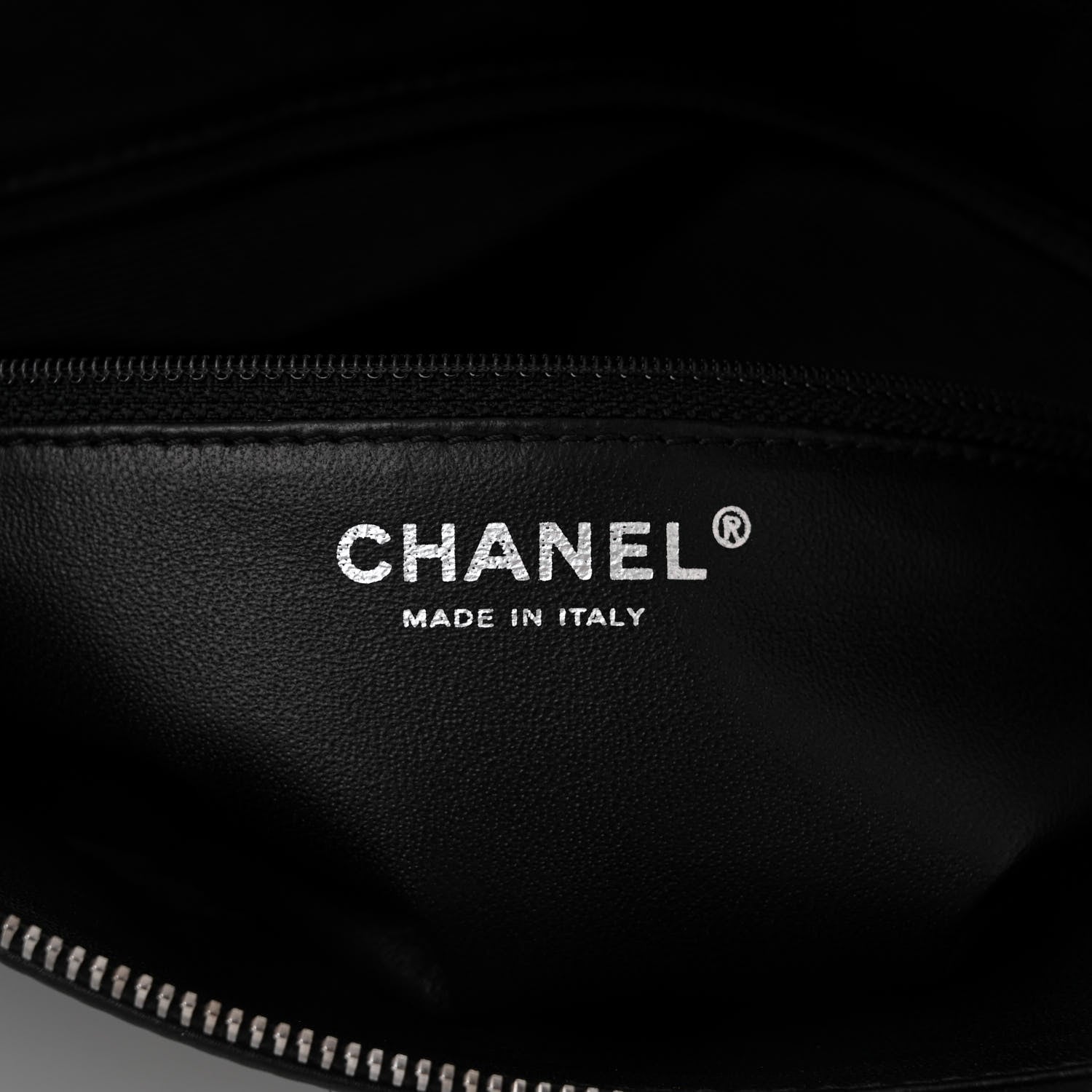 Chanel Calfskin Quilted CC Shoulder Bag Black 6 of 10
