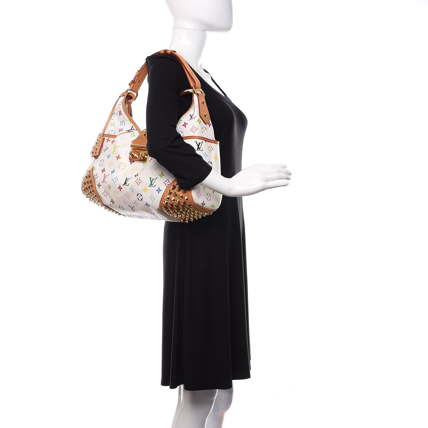 Louis Vuitton Monogram Multicolor Chrissie White 2 of 13