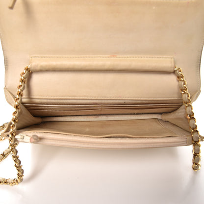Chanel Caviar Timeless CC Wallet on Chain WOC Beige Clair 5 of 18