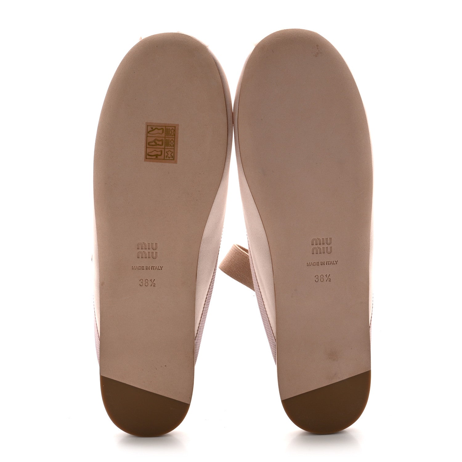 Miu Miu Raso Ballerina Mules 38.5 Orchidea 6 of 9