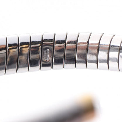 Bulgari BVLGARI 18K Gold Stainless Steel Tubogas Open Hearts Bracelet 5 of 7
