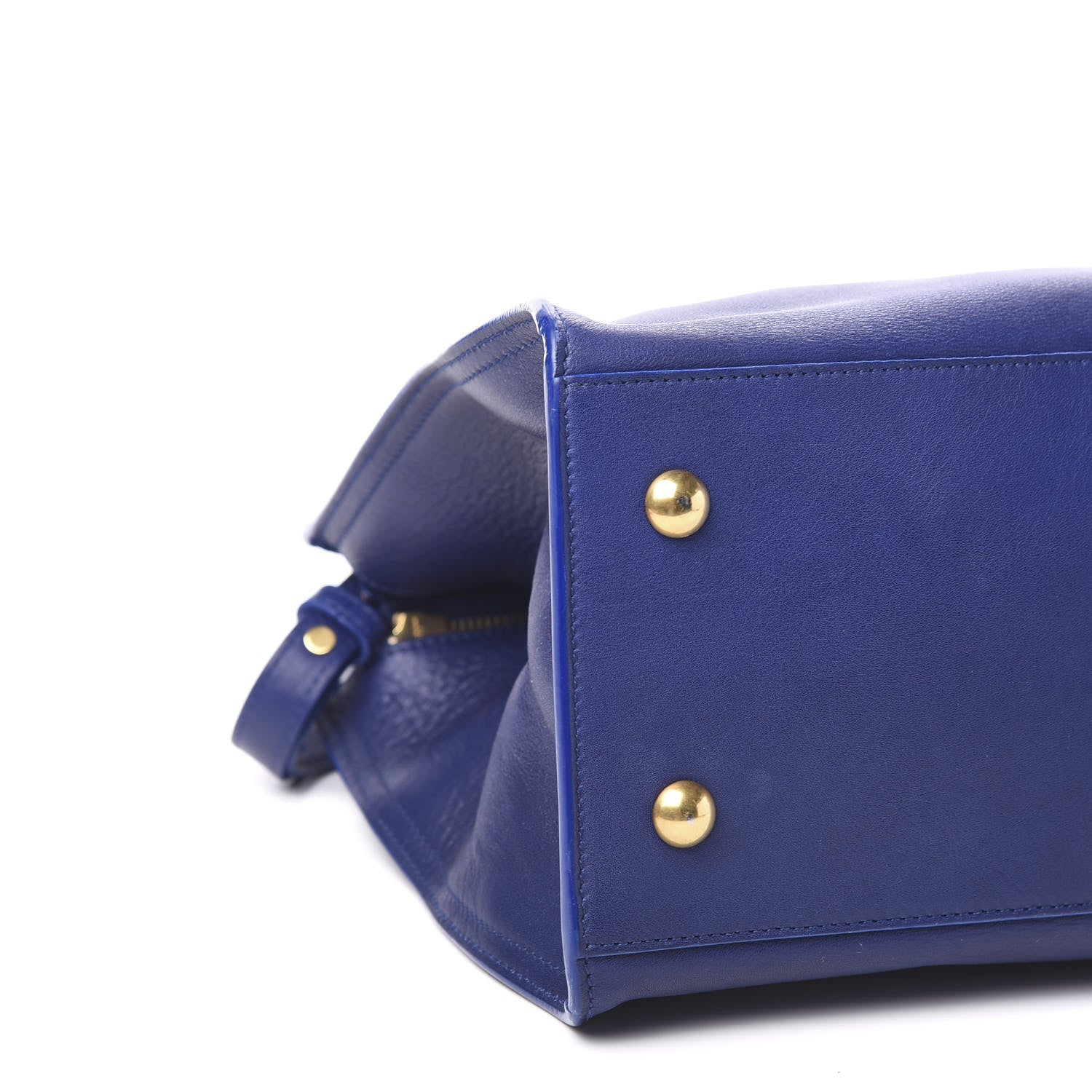 Saint Laurent Calfskin Small Classic Y Cabas Navy 5 of 8