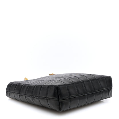Saint Laurent Lambskin Carre Quilted Mini Shopping Bag Black 4 of 9