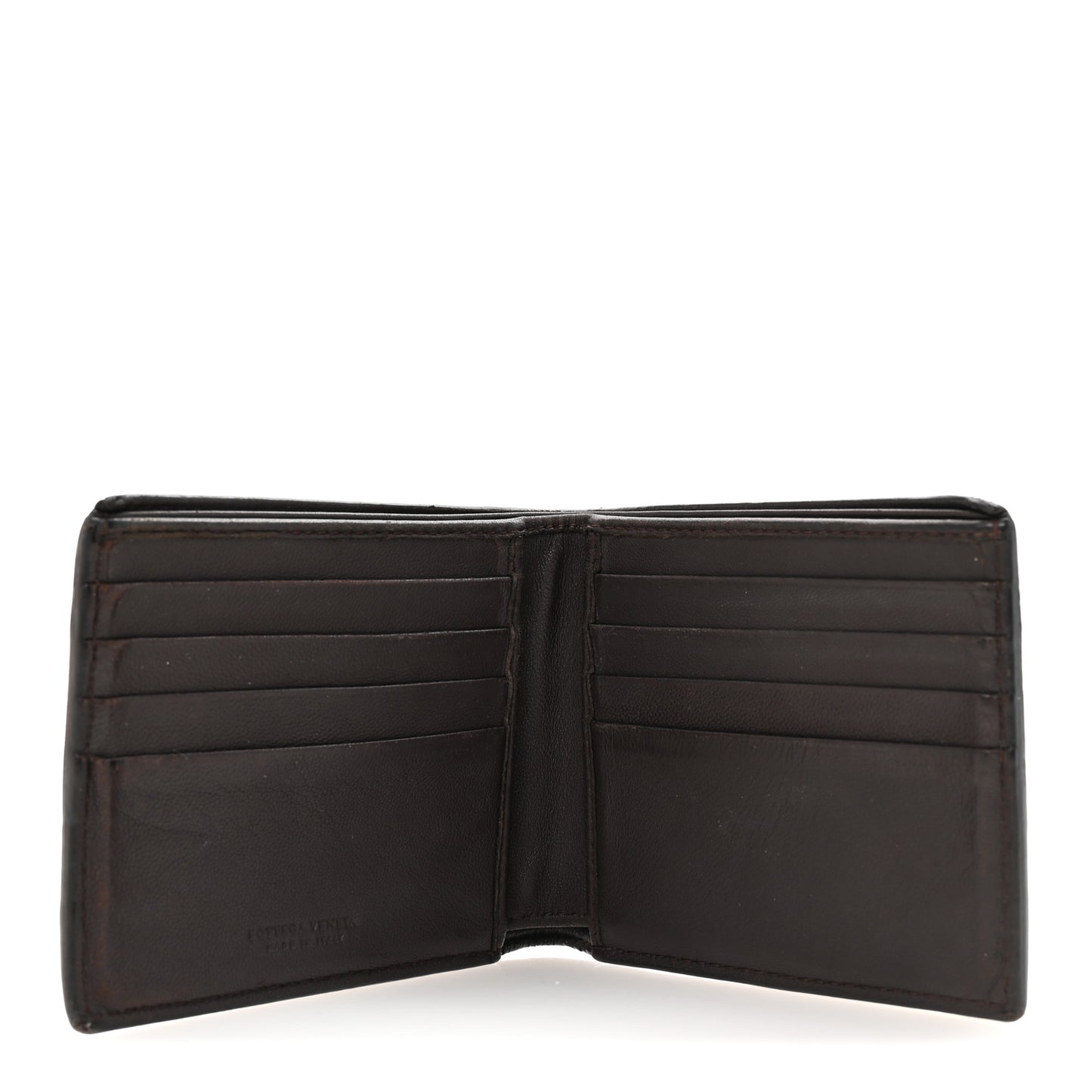 Nappa Intrecciato Bi-Fold Wallet Ebene