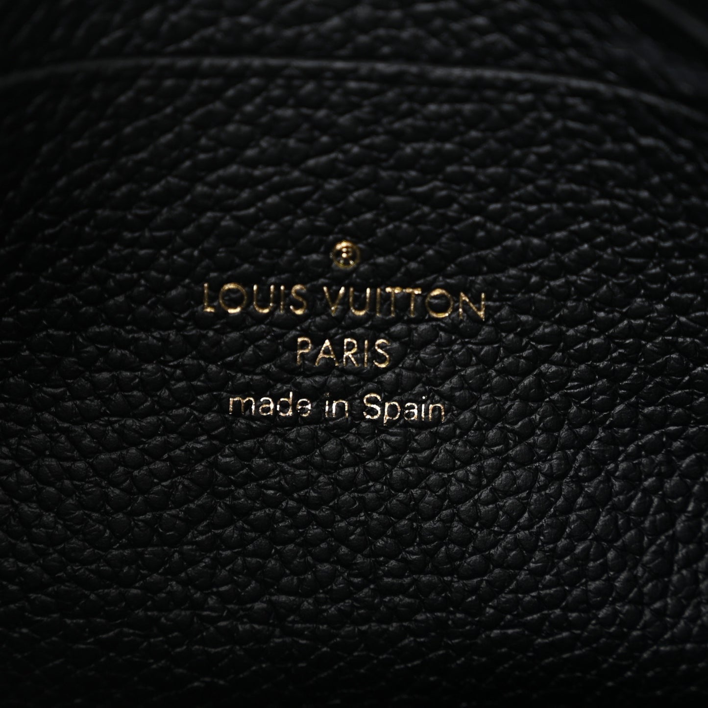 Empreinte Monogram Giant Double Zip Pochette Black Cream