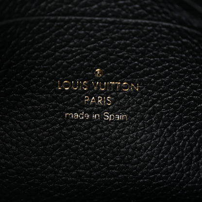 Louis Vuitton Empreinte Monogram Giant Double Zip Pochette Black Cream 6 of 10