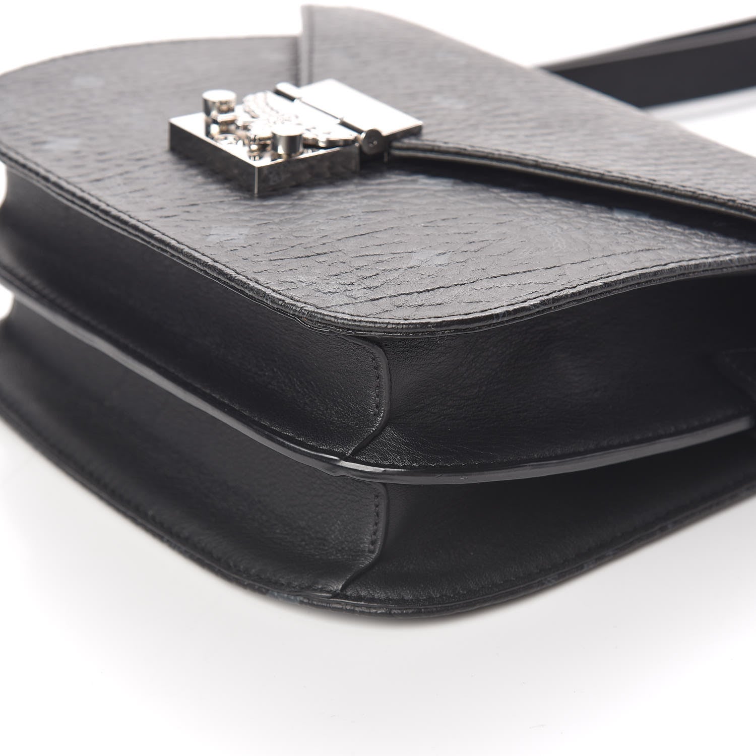 MCM Visetos Small Patricia Crossbody Bag Black 9 of 10