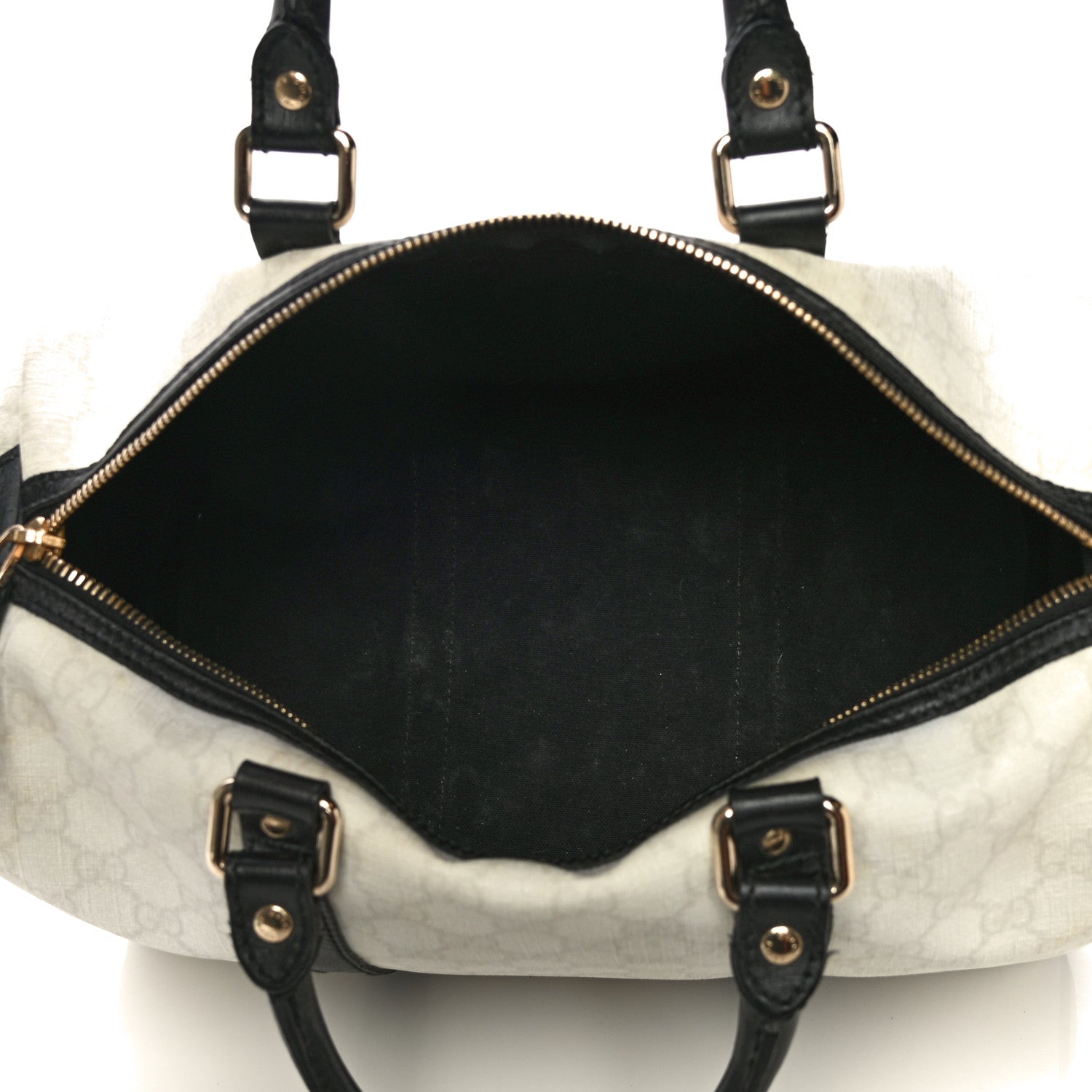 Gucci GG Plus Monogram Medium Joy Boston White Black 5 of 22