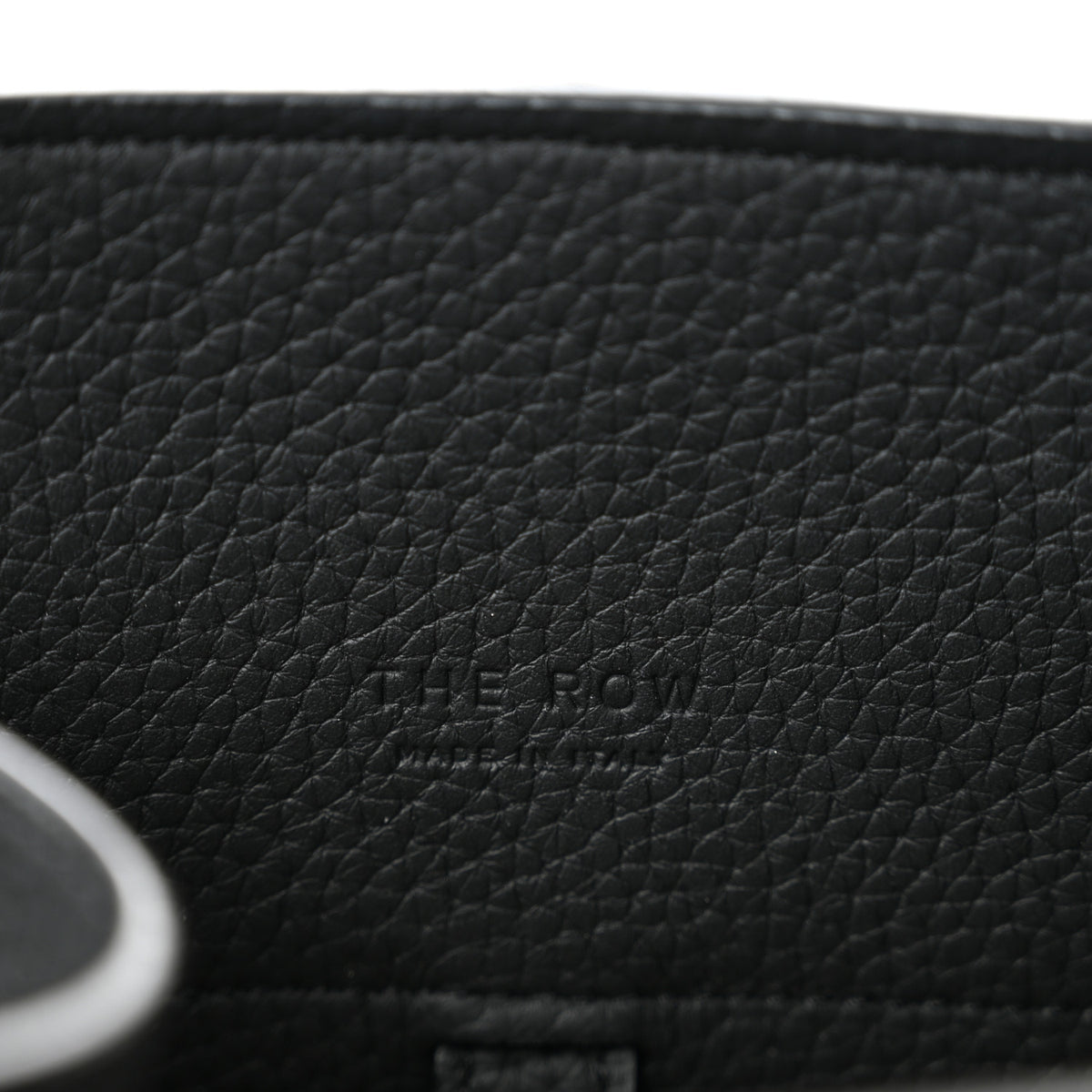 Grained Calfskin Soft Margaux 10 Bag Black
