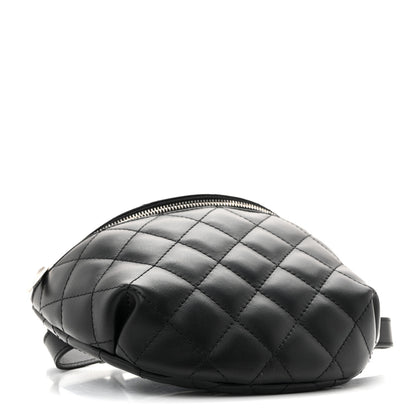 Chanel Calfskin Quilted Waist Belt Bag Black 4 of 12