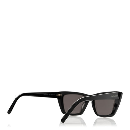 Saint Laurent Acetate Mica Cat Eye Sunglasses SL 276 Black 4 of 8