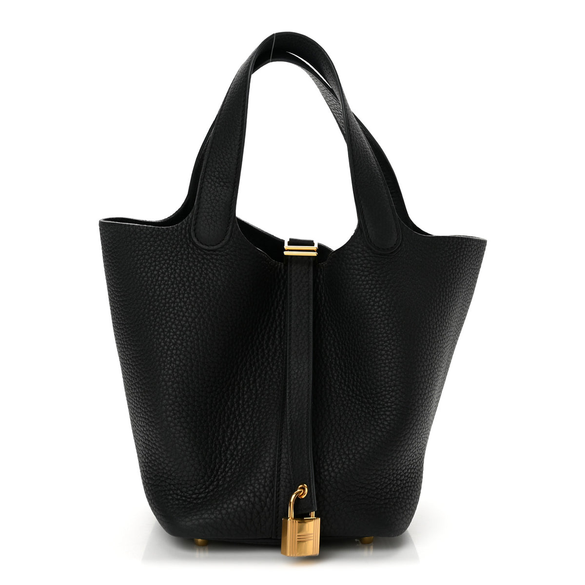 Hermes Taurillon Clemence Picotin Lock 18 PM Black 1 of 13