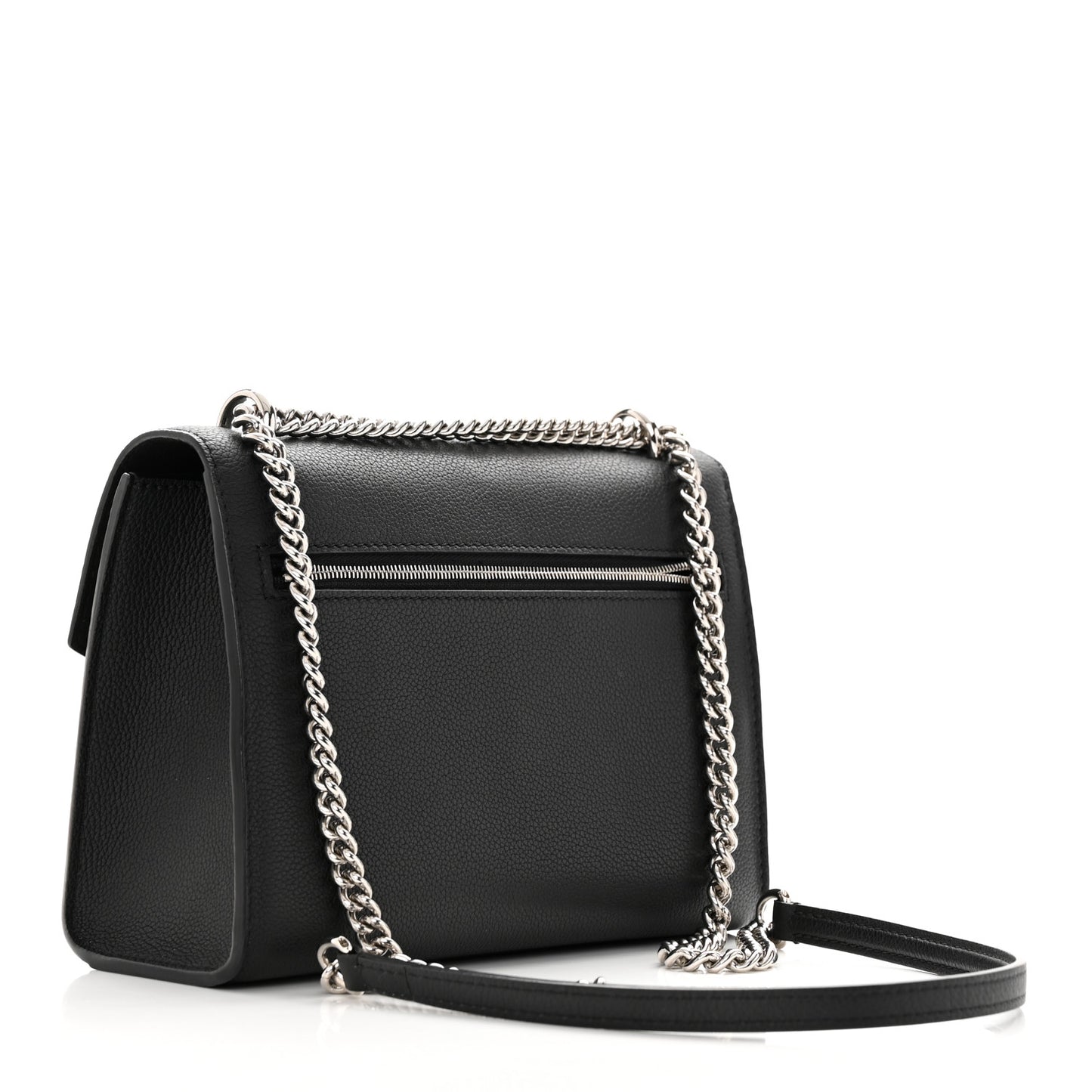 Soft Calfskin Mylockme Chain Bag BB Black