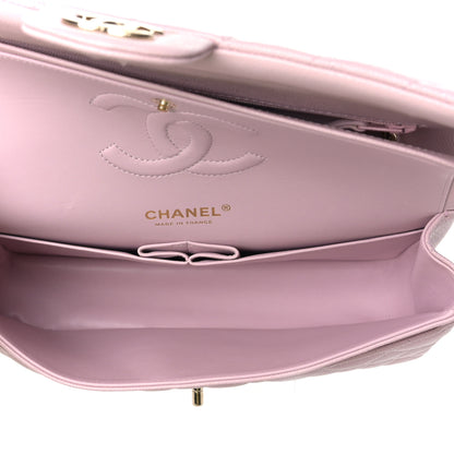 Chanel Caviar Quilted Medium Double Flap Light Pink 5 of 9