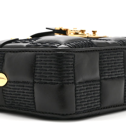 Louis Vuitton Lambskin Damier Quilt Troca PM Black 8 of 9