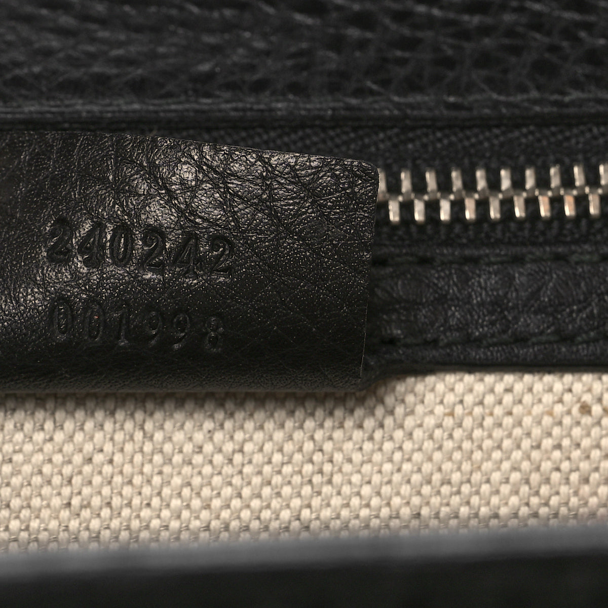 Calfskin Medium New Bamboo Top Handle Bag Black