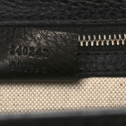 Gucci Calfskin Medium New Bamboo Top Handle Bag Black 8 of 15