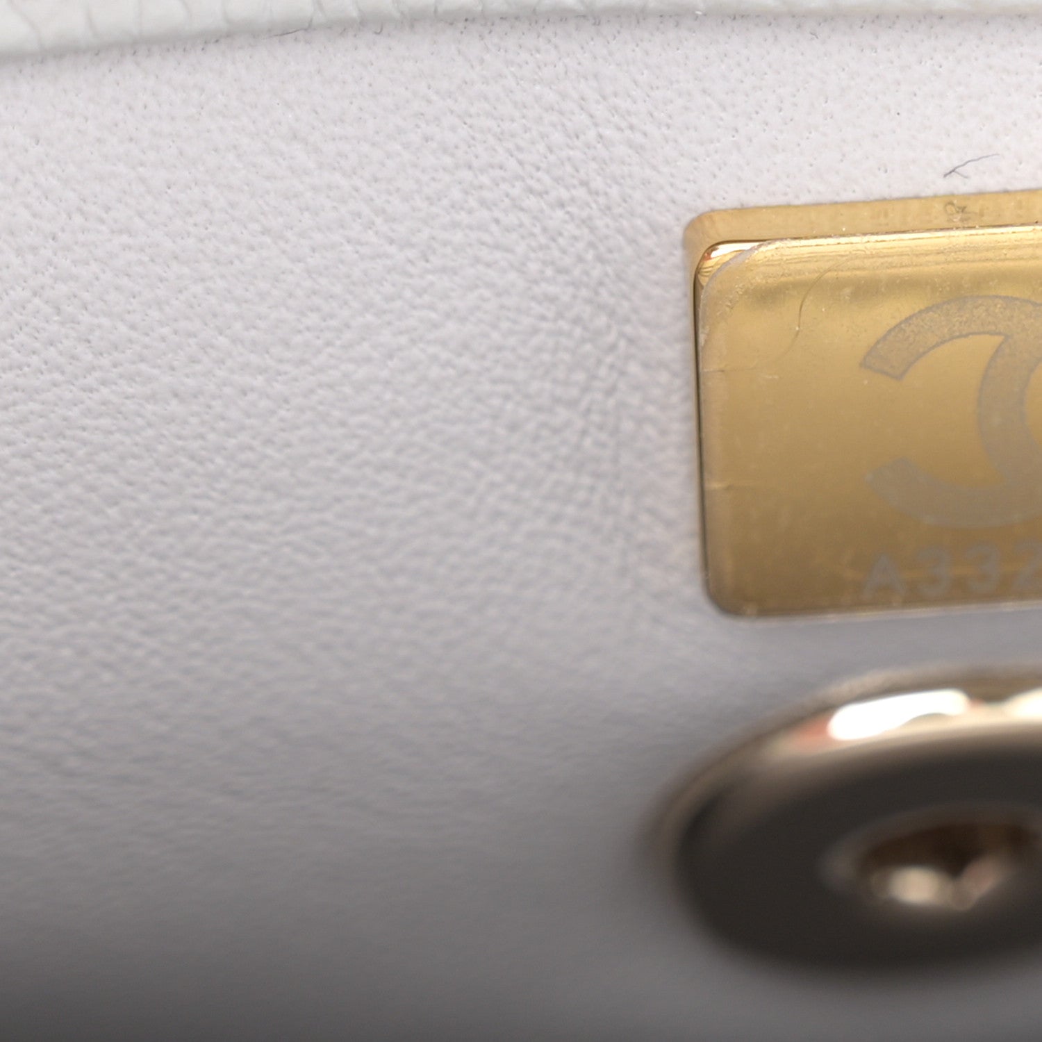 Chanel Caviar Quilted Mini Coco Handle Flap Light Grey 7 of 11