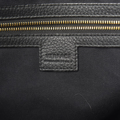 Versace Cervo Embossed Vitello Medusa Tote Black 7 of 15