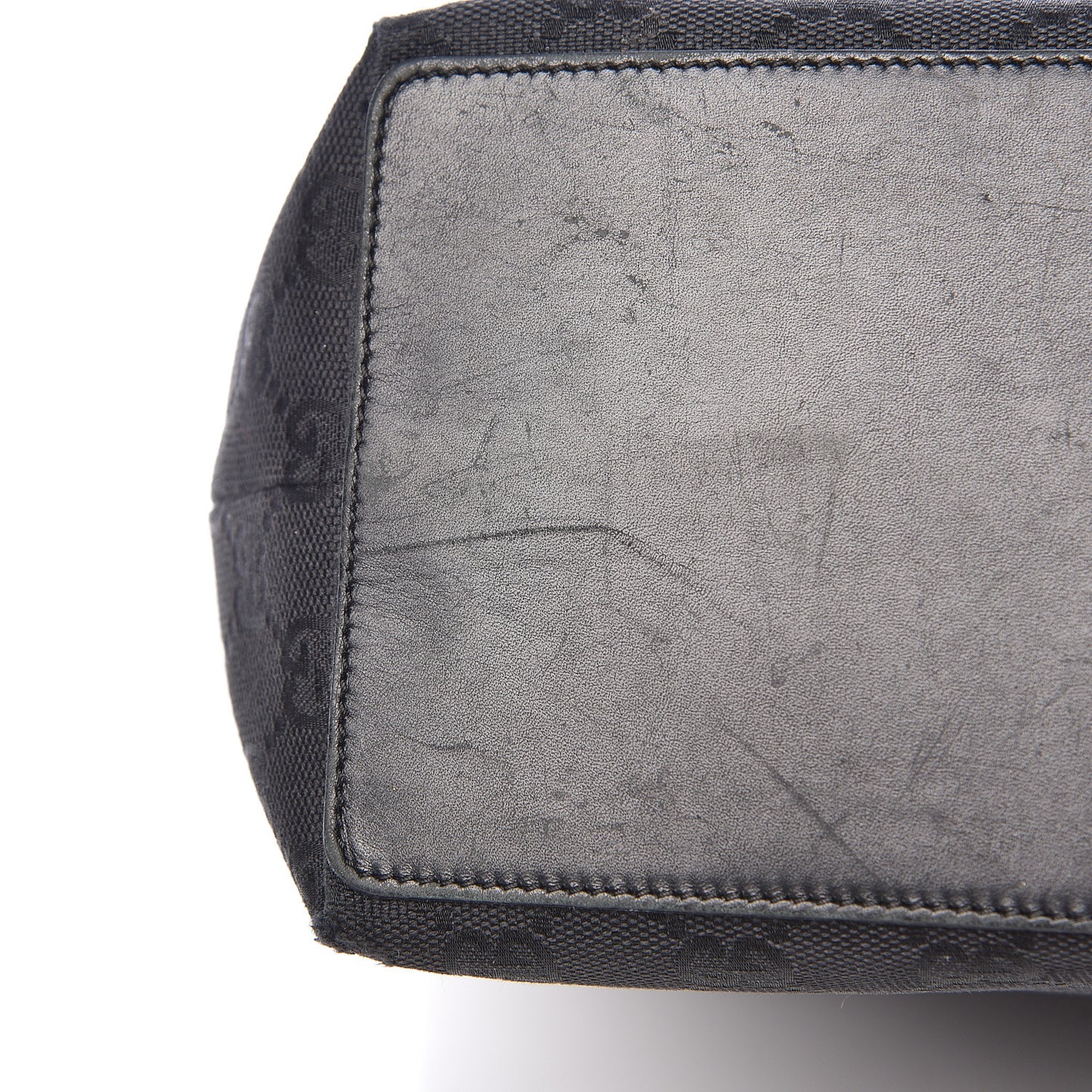 Monogram Bucket Tote Black